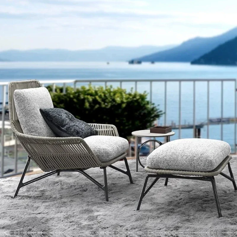 

Взрослый балкон, тканый уличный стул, игровая площадка, роскошный летний садовый стул на заднем дворе, павильон, веревка, Cadeira, скандинавская мебель