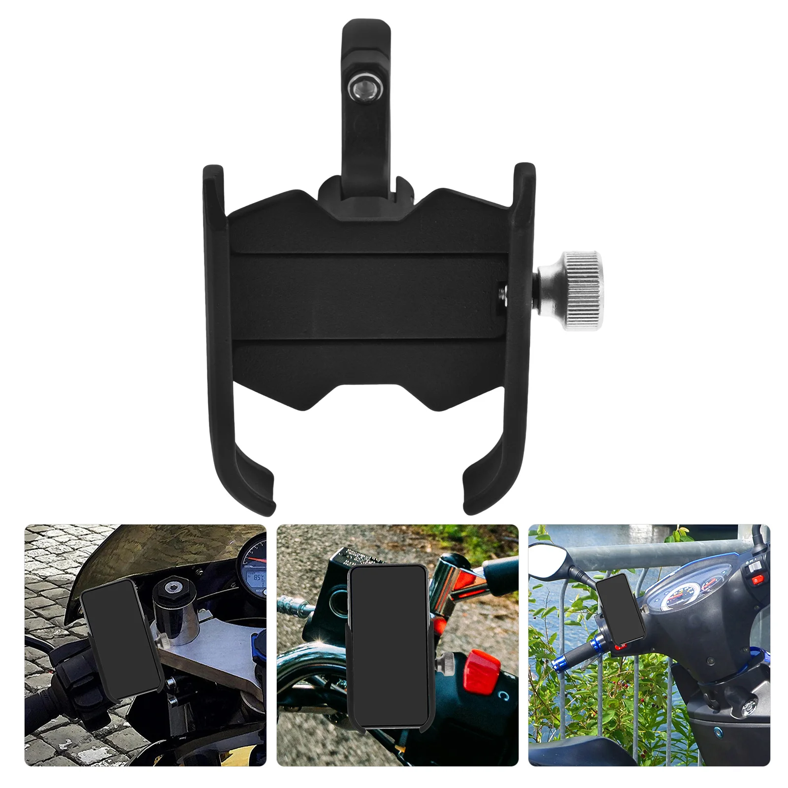 

Aluminum Alloy Phone Mount Motorcycle Scooter Navigation Holder Secure Durable Bike Phone Holder Mount for Motorcycle Phones