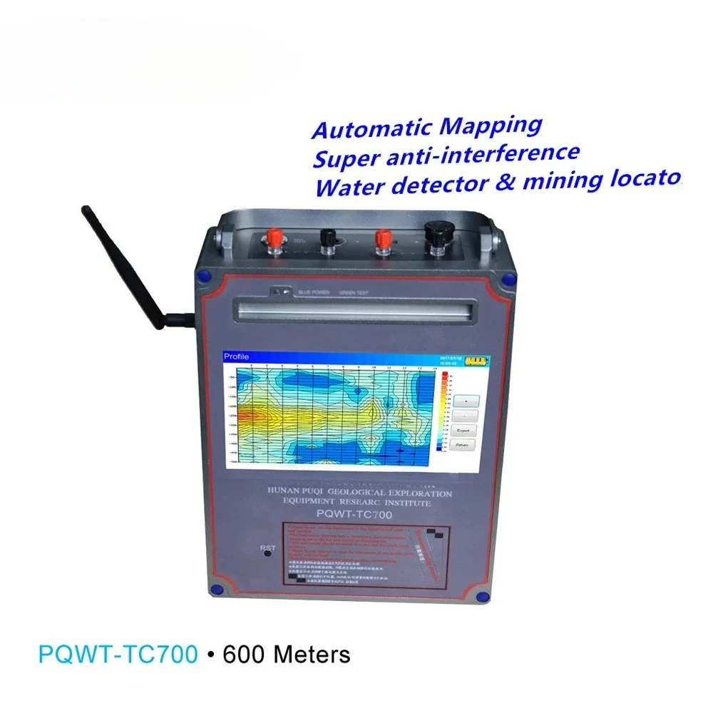 PQWT-TC1200 Geology Exploration Instrument Deep Groundwater Finder 1200m Underground Water Detector