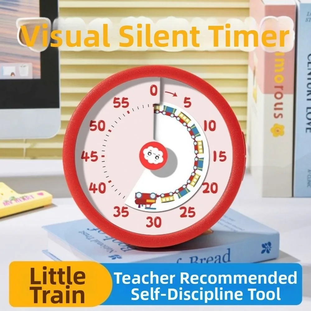 60-Minute Visual Timer Timer Reminder Visualization Kitchen Cooking Timer Silent Self-discipline Countdown Reminder