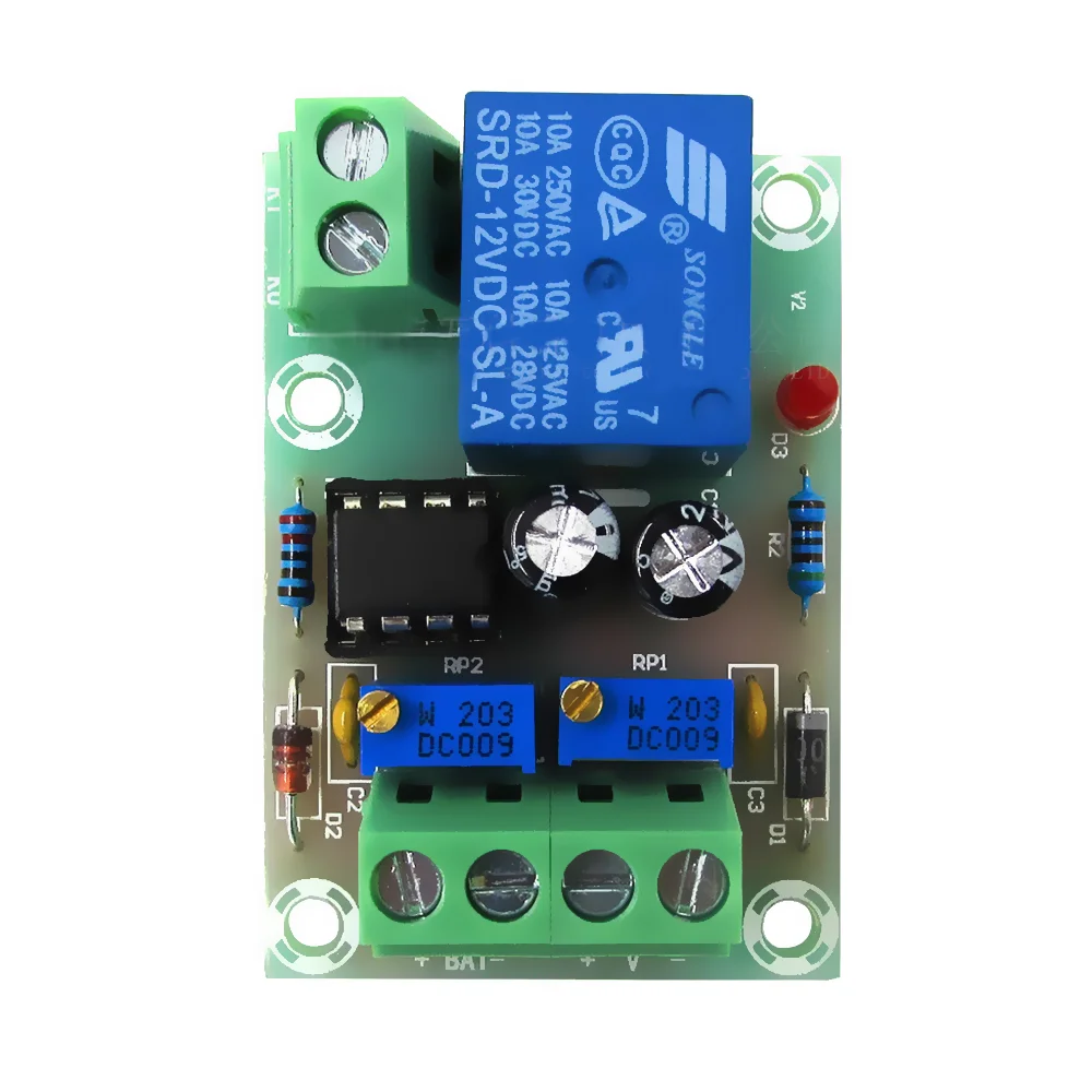 2pcs 12V Battery Charging Control Board XH-M601 Intelligent Charger Power Control Panel Automatic Charging Power
