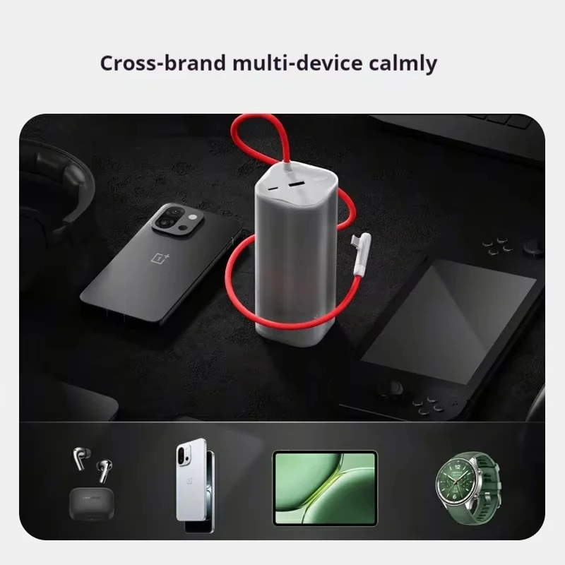 OnePlus SUPERVOOC 150W Power Bank 20000mAh Ad alta capacità Ricarica rapida Power Bank Cavi integrati Caricatore portatile Originale