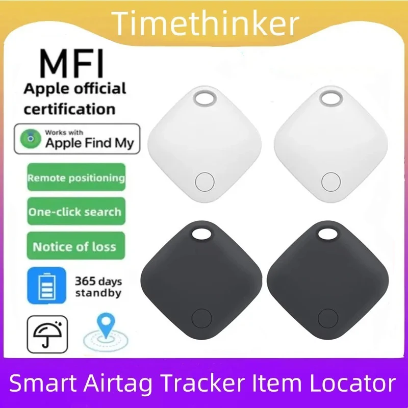 

Тайметика Bluetooth GPS Smart Tag Tracker Airtag Детский автомобильный поиск домашних животных Air Tag для Apple Find My APP Локатор с рейтингом MFI для IOS