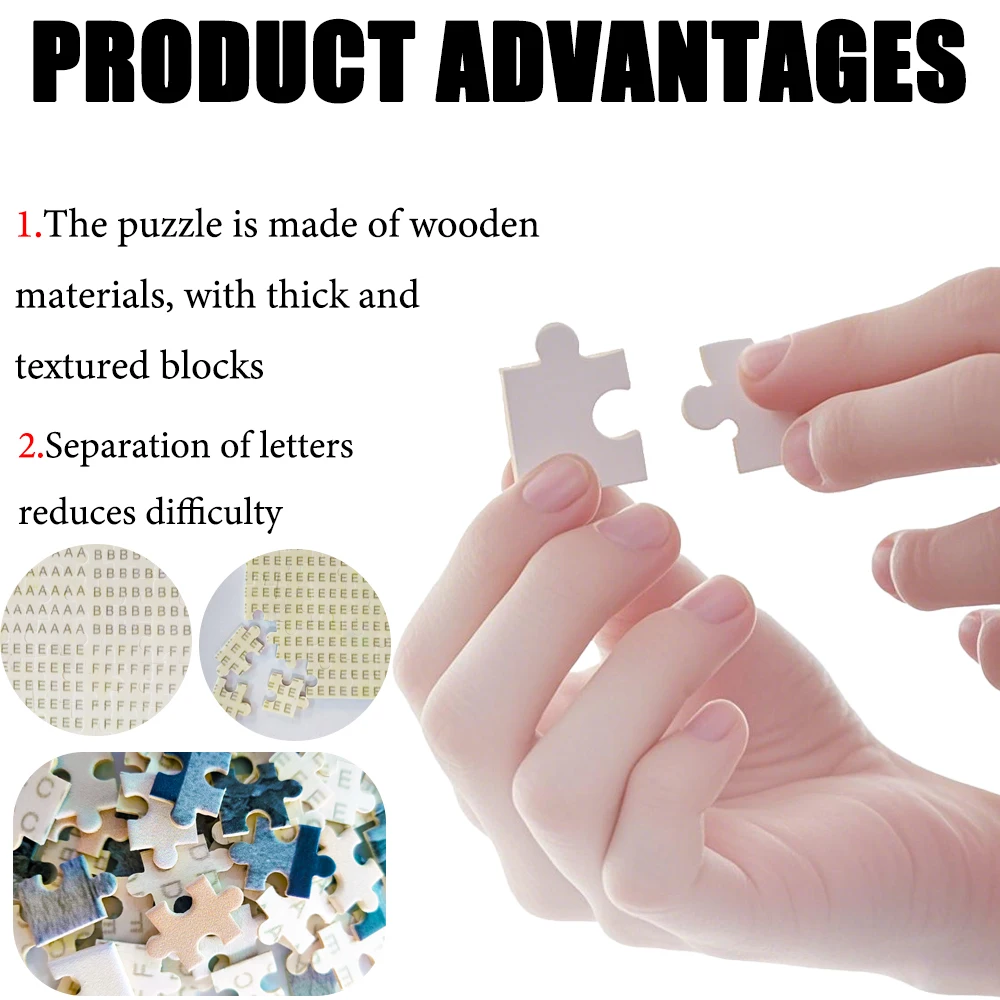 1 pc Custom Puzzle,with Frame or Only puzzles,Upload Your Image for Unique Home Wall Art,Wedding Anniversary Puzzle Gift