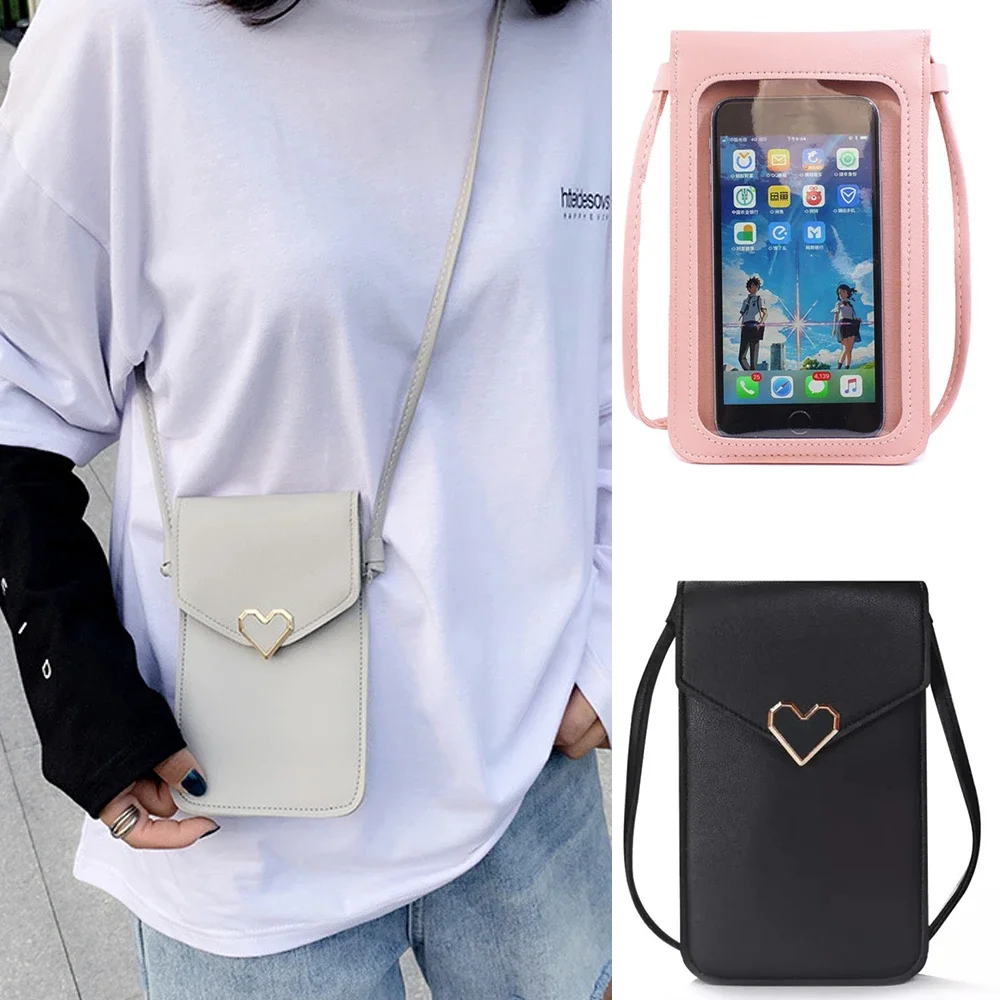 Moda małe torby typu Crossbody kobiety PU skórzana torba na ramię dla dziewczynek torebka na telefon z klapką na zamek błyskawiczny Samsung/iPhone