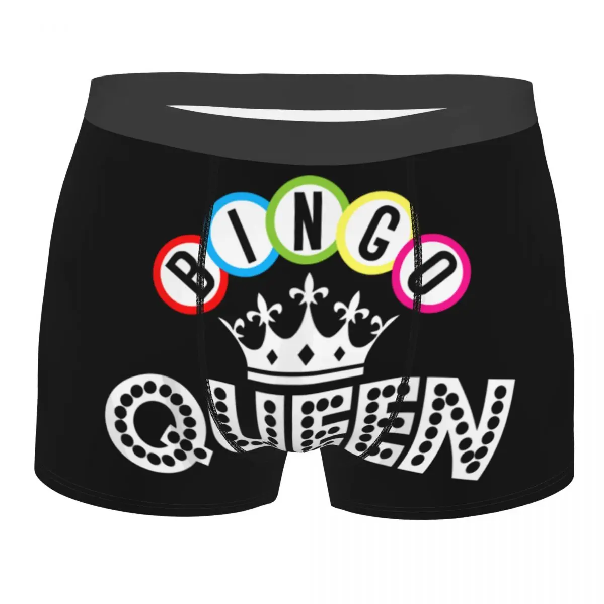 Custom Male Fashion Hot Game Bingo Underwear Boxer Briefs Stretch Shorts Panties Underpants