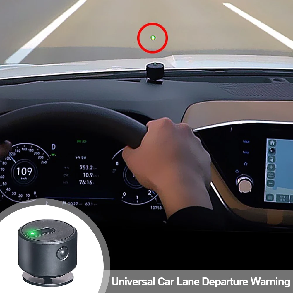 Universal Car Lane Departure Warning Assist System LED Offset Auxiliary Light Anti-collision Anti-pressure Line Safety Driving