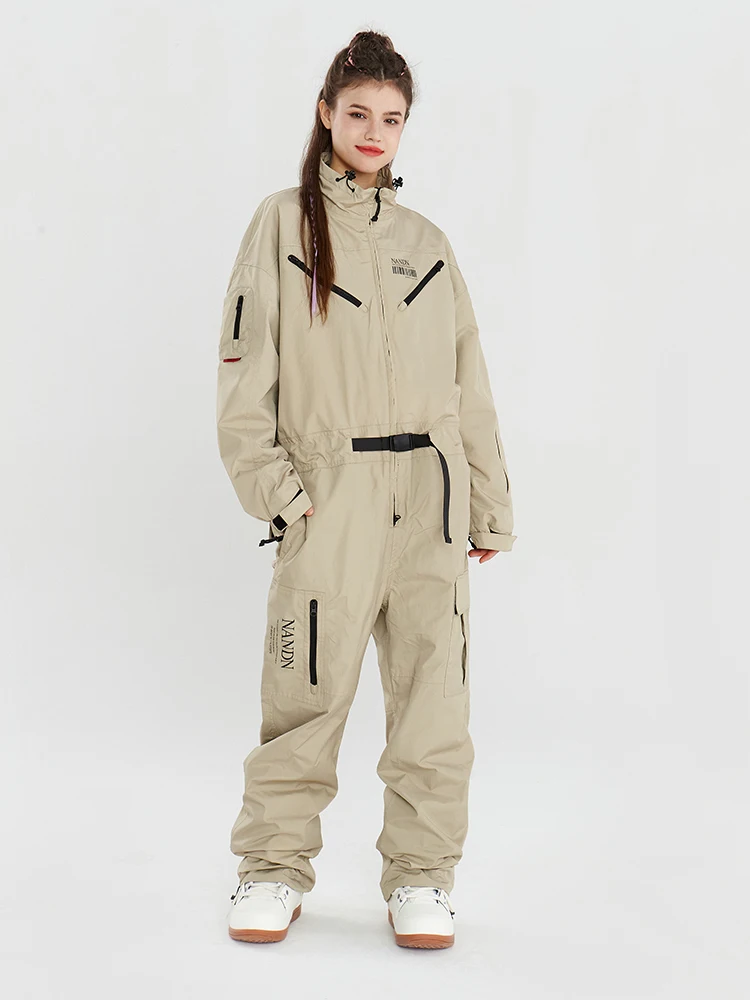 LMM بدلة تزلج شتوية فضفاضة مفردة ومزدوجة جديدة مقاومة للماء سميكة