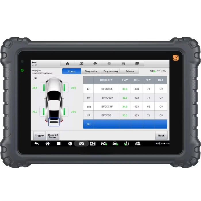 Autel MK906PRO TS Scanner ECU Coding TPMS Relearn Bi-Directional Automotive Scan Tool With Tire Pressure Detection