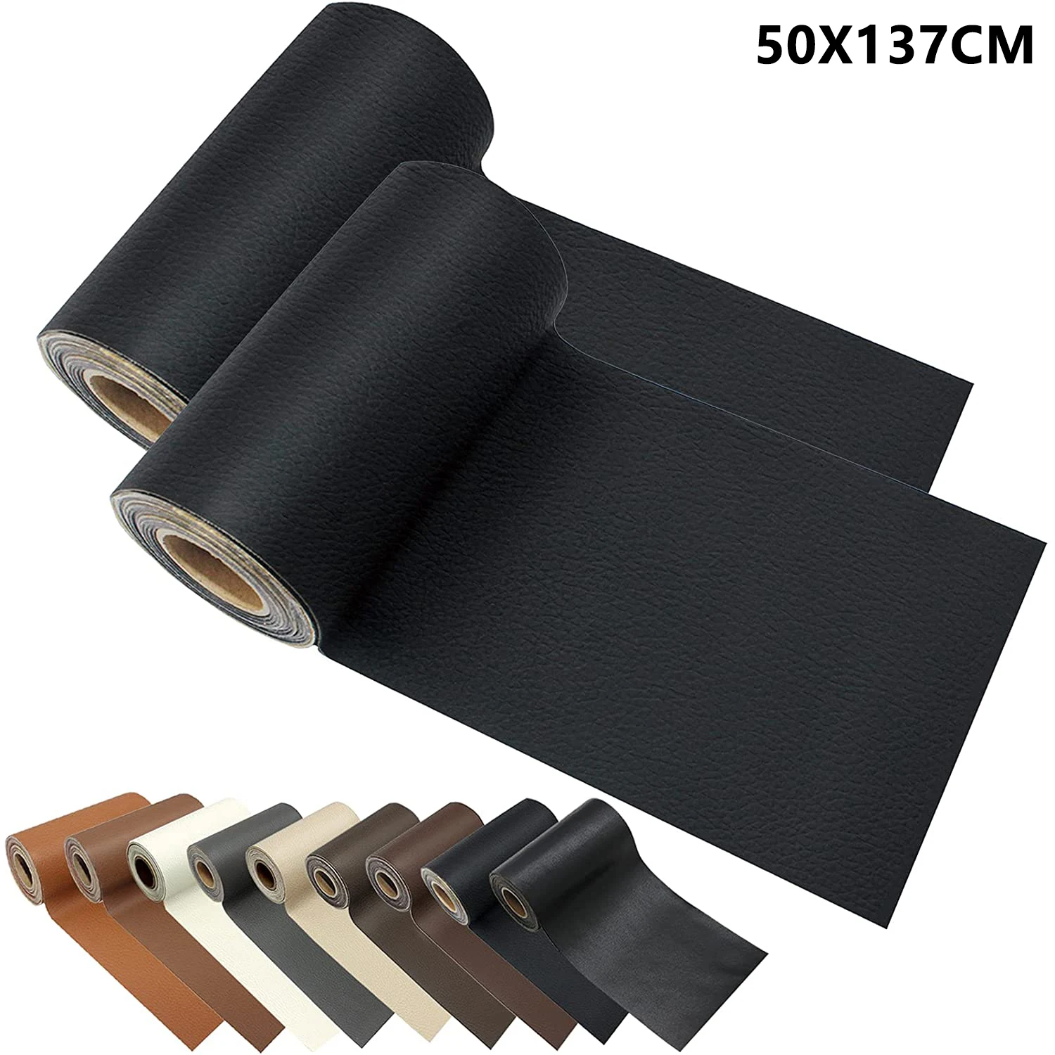 Self-Adhesive 50x137cm DIY Self Adhesive PU Leather Repair Patches Fix Sticker for Sofa Car Seat Table Chair Bag Fabric Stickers