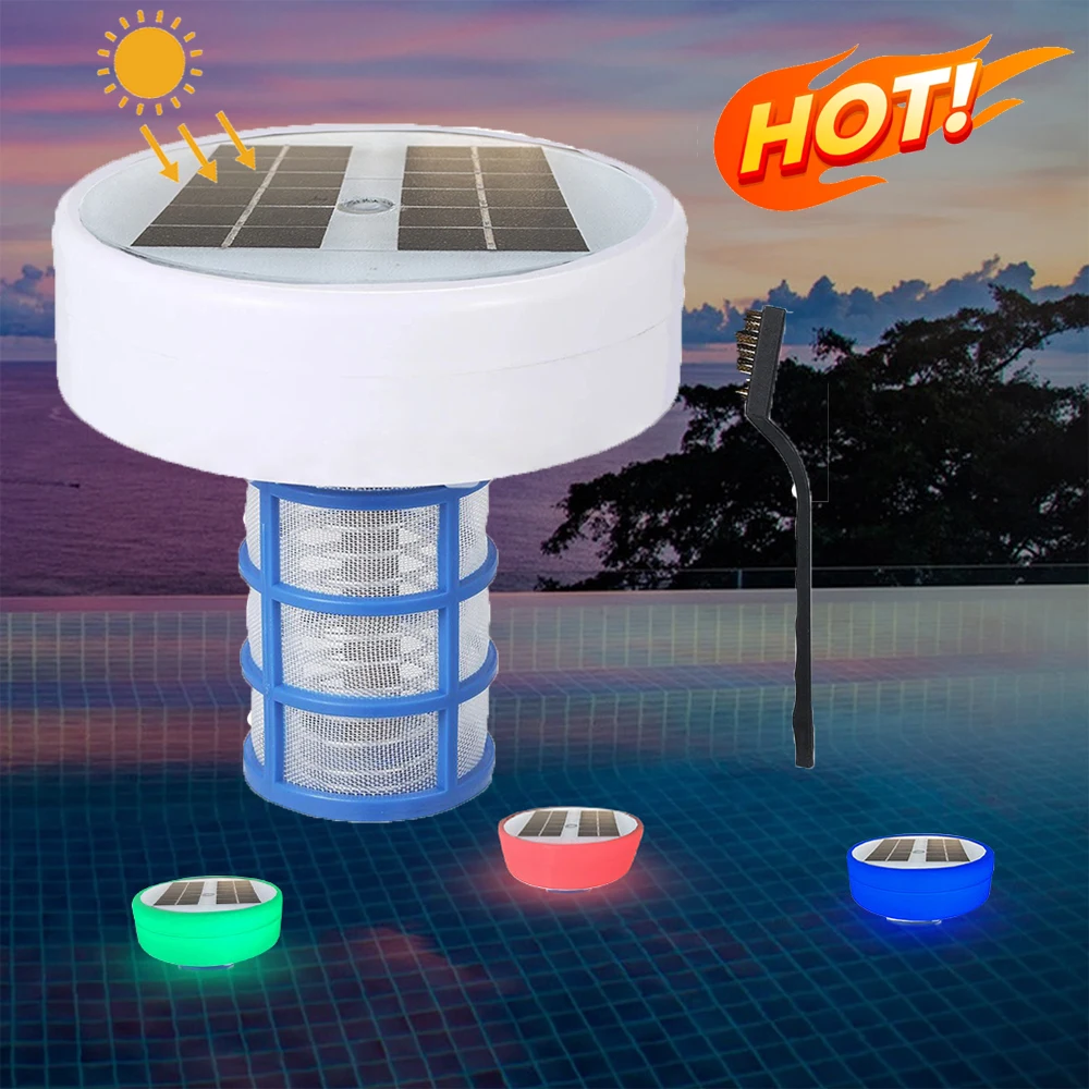 

Solar Powered Pool Ionizer Purifier Copper Silver Ion Algae Cleaning Equipment 85% Less Chlorine Up To 35000 Gal Water Purifier