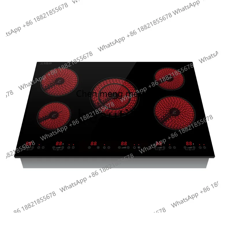 Z189 Multi-head electric ceramic cooker Induction cooker Household embedded five-head cooker
