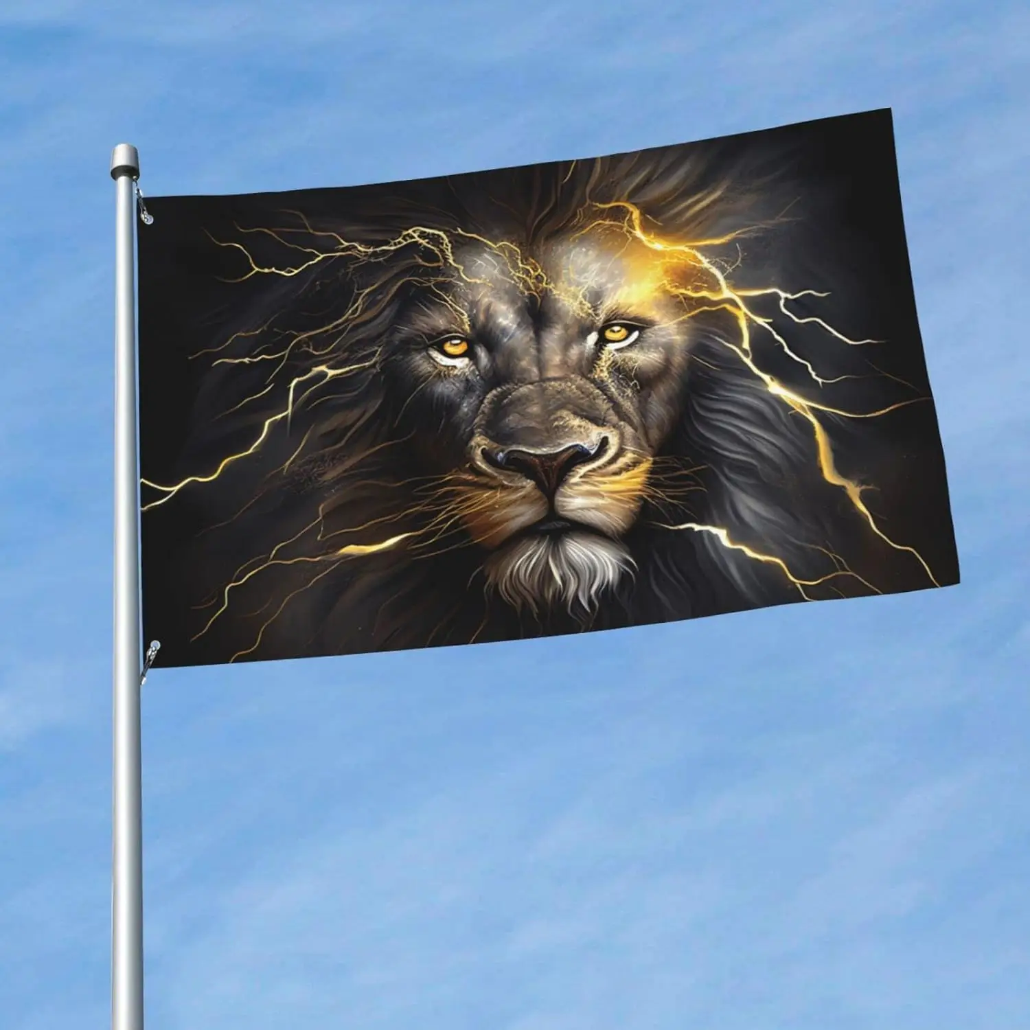 Lion Flag Tribe Of Judah Lion 3x5 Ft Decorative Flag Banner Suitable For Yard Outdoor Party Festivals