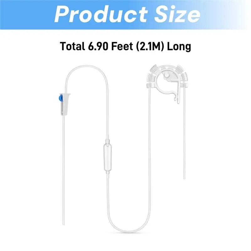 For Saltwater And Freshwater Aquariums Compatible 2Pcs Drip Acclimation Kit, Adjustable Slow Drip System-B51B