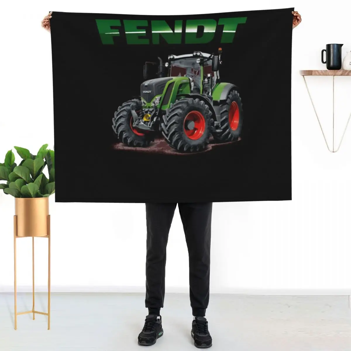 Fendt German Tractors Throw Blanket Vintage Plush warm winter Shaggy Flannels Softest Blankets