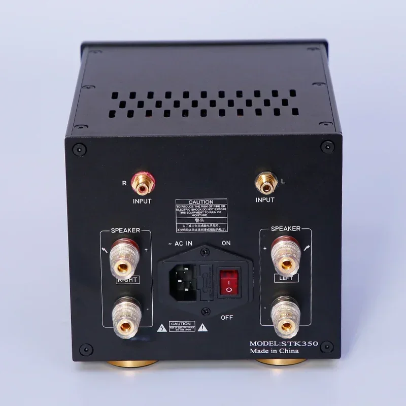 

100 Вт * 2,0-канальный стерео STK350-230 Sanyo, толстопленочный IRFP250N FET, полевая трубка, VU-метр, домашний музыкальный аудиоусилитель