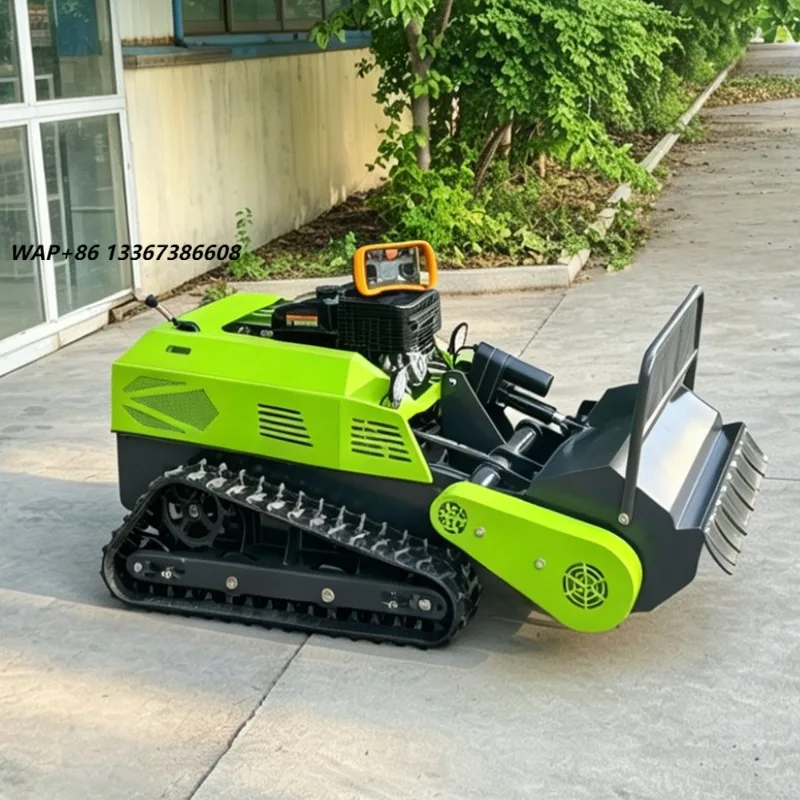 Heavy Duty Remote Control Crawler Lawn Mower CE EPA Certified All Terrain Grass Cutting Machine for Commercial Use