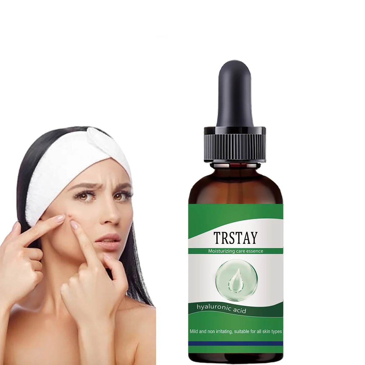 Shrink pores Remove acne marks Essential Oils Desalinate Stain Remove Pouch Licorice Facial Essence Reduces Wrinkles Acne