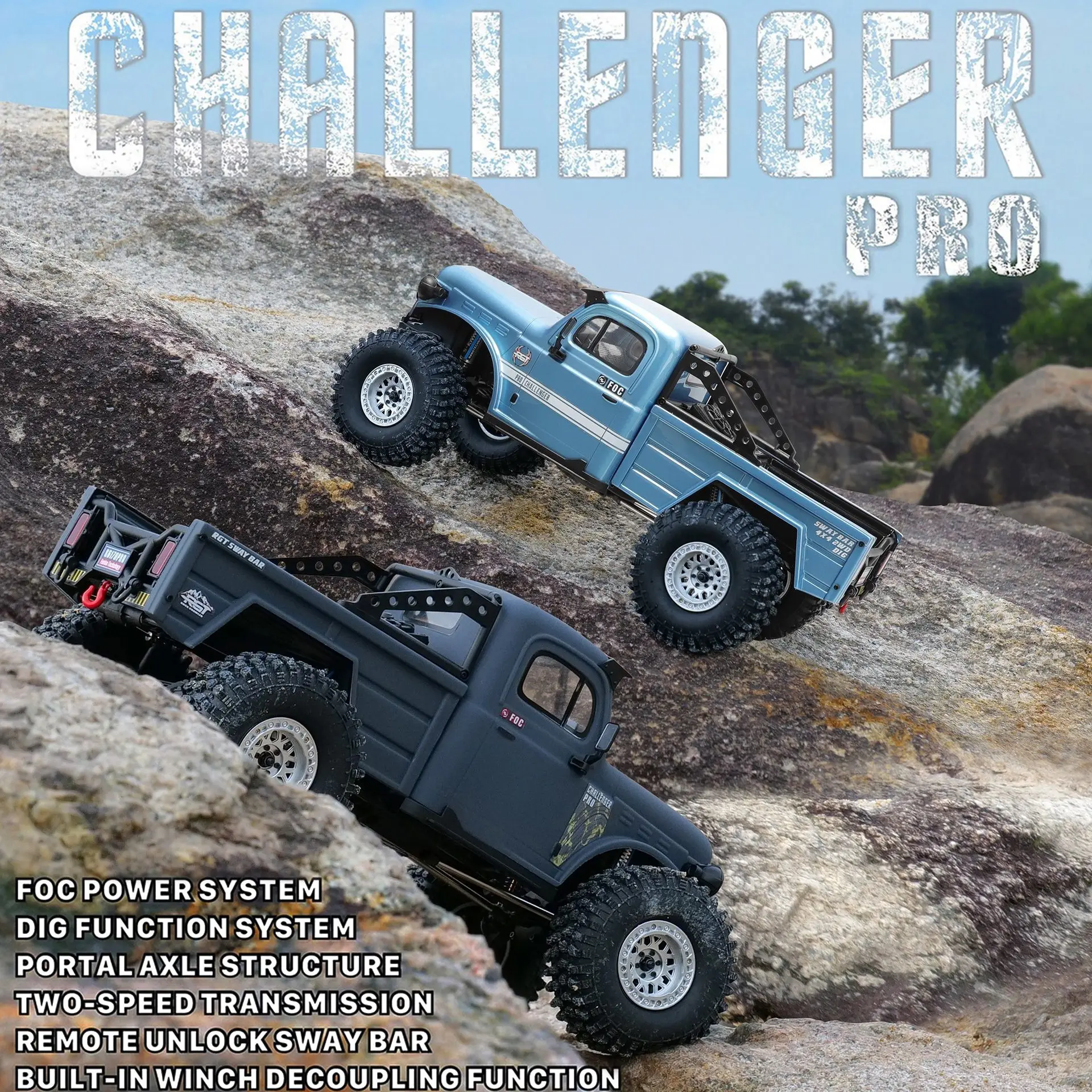 Rgt Rc Rock Crawler Ex86170 Pro 1 10th Scale Brushless Foc Power Remote Control Off Road Climbing Truck For Adult Hobbyists