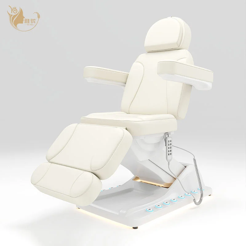 Full Body Massage Chair With Metal Frame Synthetic Leather Upholstery Salon Spa Commercial Furniture