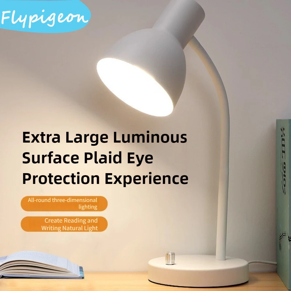 

Nordic Ins E27 LED Metal Desk Lamp Eye Protection For Study Desk Dormitory Student Childrens Office Reading Lighting Decor