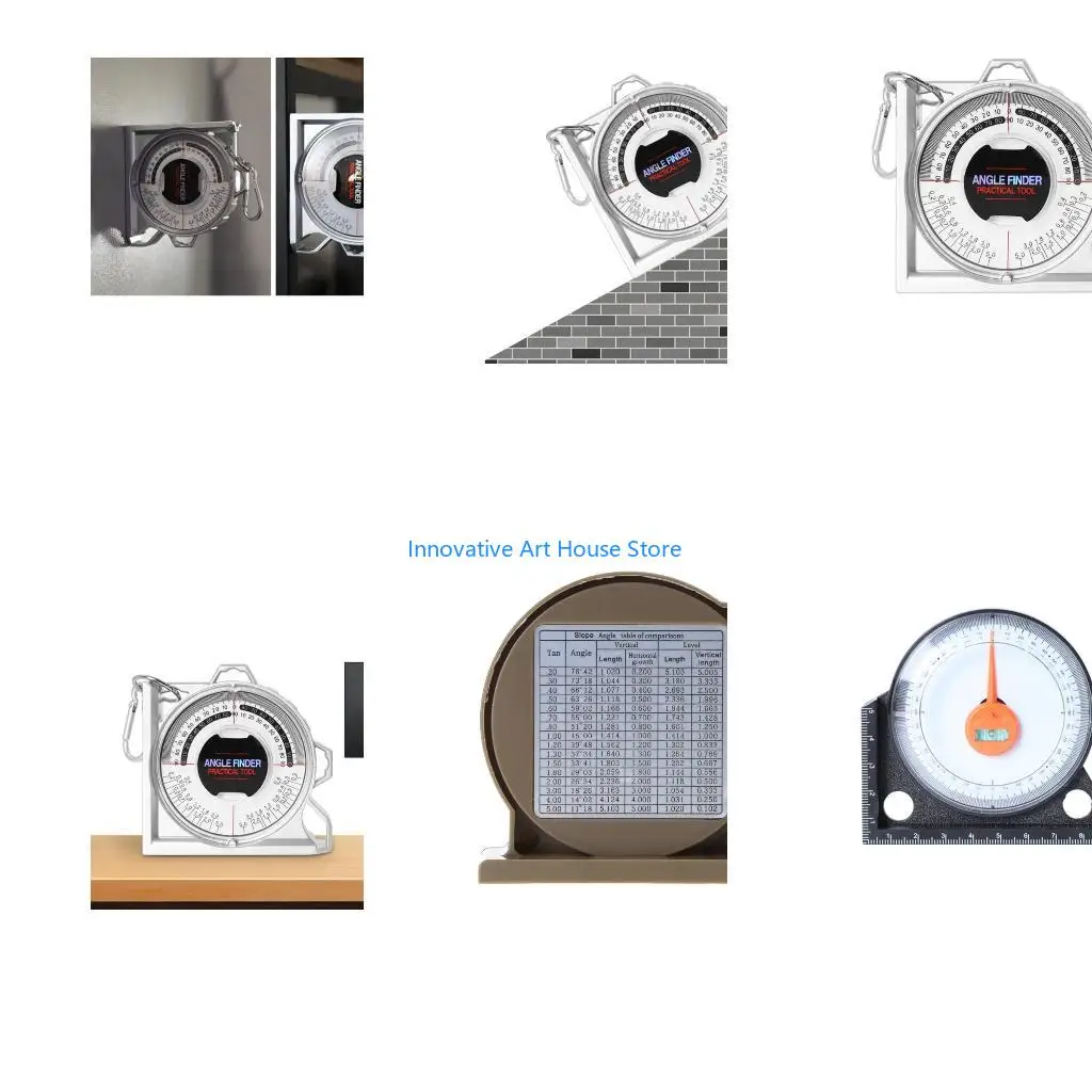 E1PC Portable Slope Protractor Inclinometer for Construction Carpenter