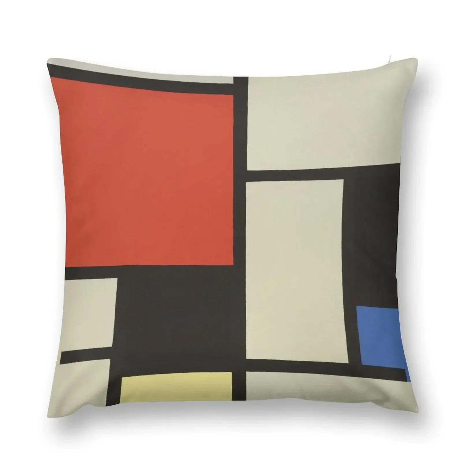 Composition (1921) print in high resolution by Piet Mondrian Throw Pillow Pillowcases Christmas Pillowcase pillow