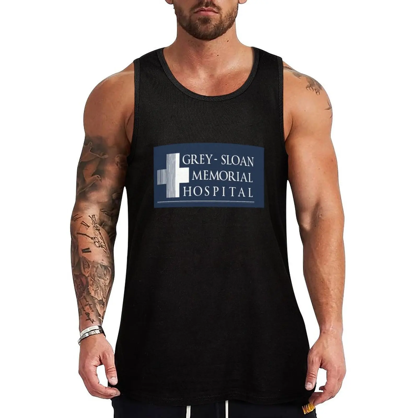 

Grey - Sloan Memorial Hospital Tank Top Premium Soft Tank Top Breathable Comfort Sleeveless