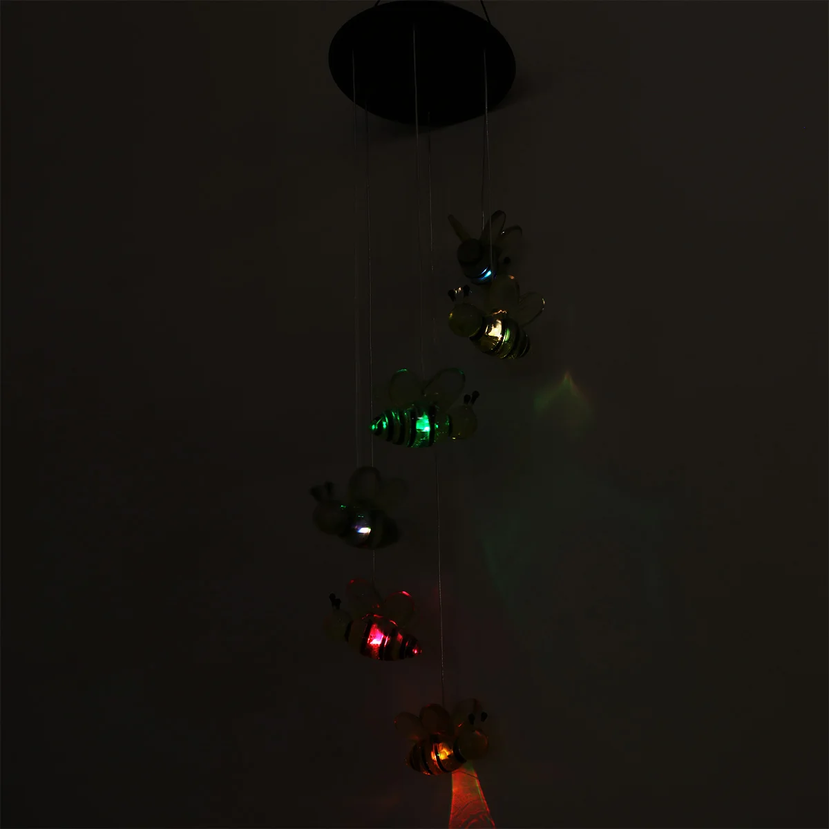 

Wind Chimes Colorful Color-changing Lamp Solar Lights Mobile Outdoor Spinner LED