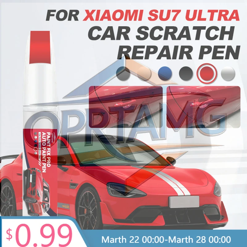 

Горячие новинки 2026: Ручка для ремонта лакокрасочного покрытия Xiaomi SU7 Ultra, средство для удаления царапин, аксессуары для авто DIY, красный, черный, белый