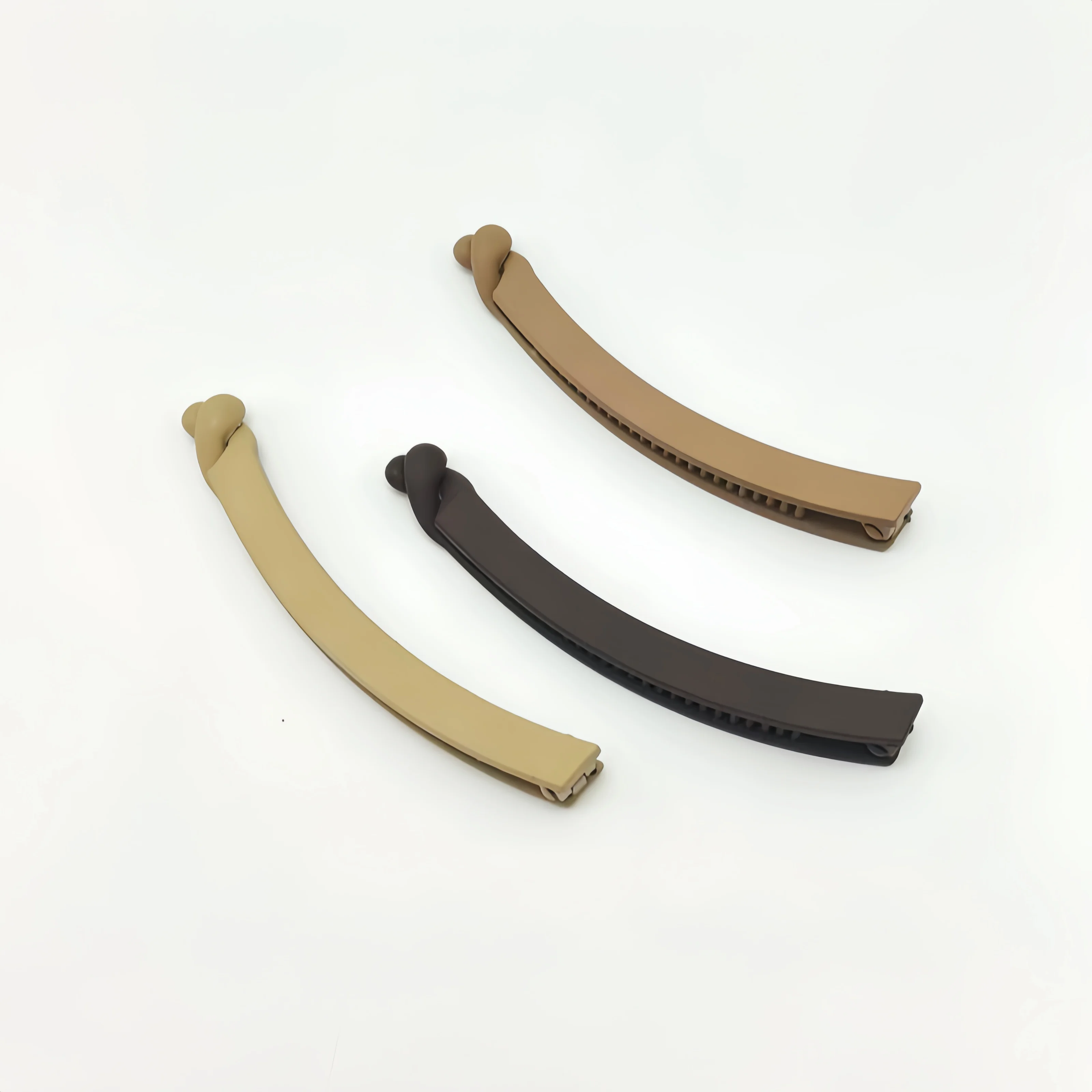Neue Schlichte Haarspange Pferdeschwanzhalter Matt Einfarbig Modisch Minimalistisch Haarklammer Rutschfester Pferdeschwanzclip Haaraccessoires für Frauen – Detail 6