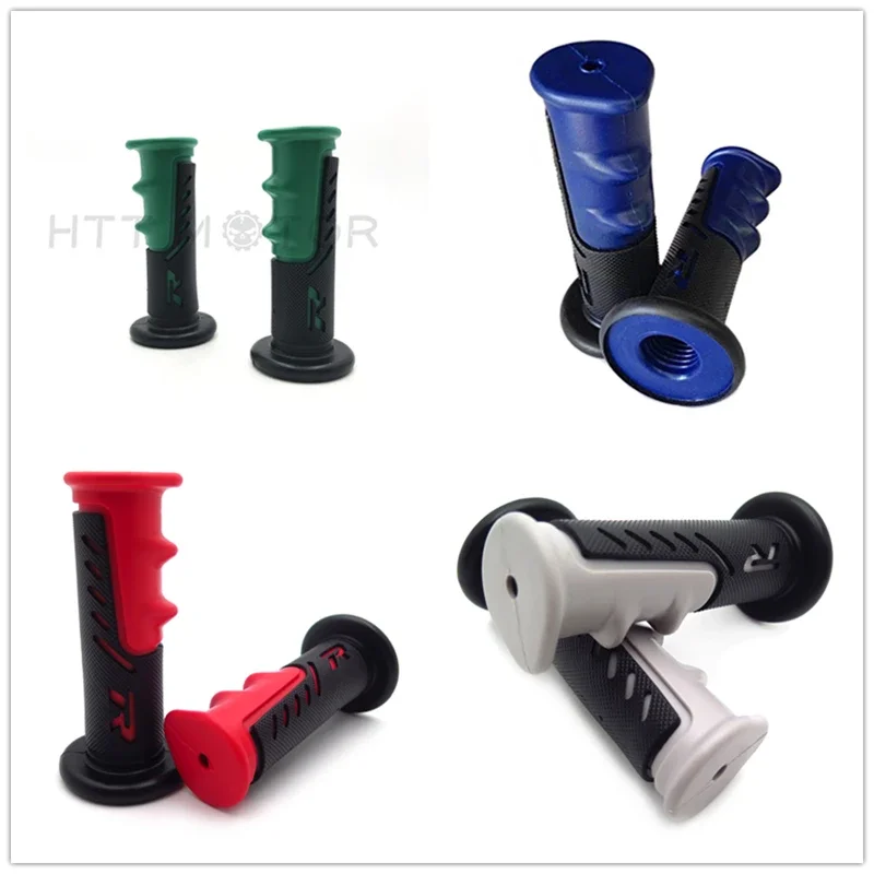 Free Shipping Motorcycle Parts Rubber Green ComFortable Hand Grips 7/8