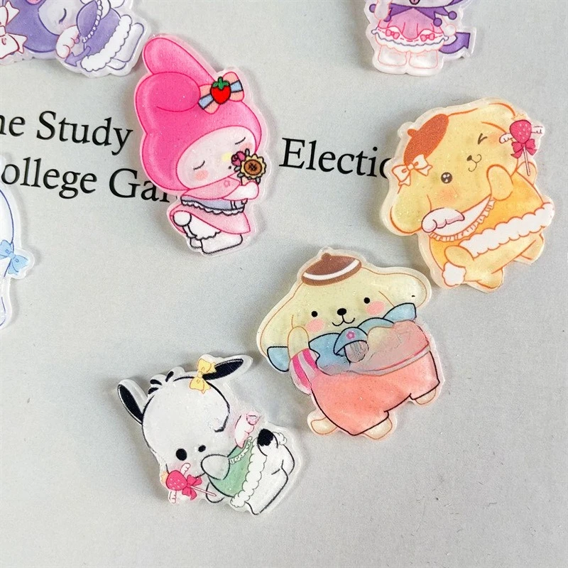 Miniso 漫画かわいい KT 猫サンリオブローチイン超かわいいバッグ包装アクセサリークロミバッジピン学生女性