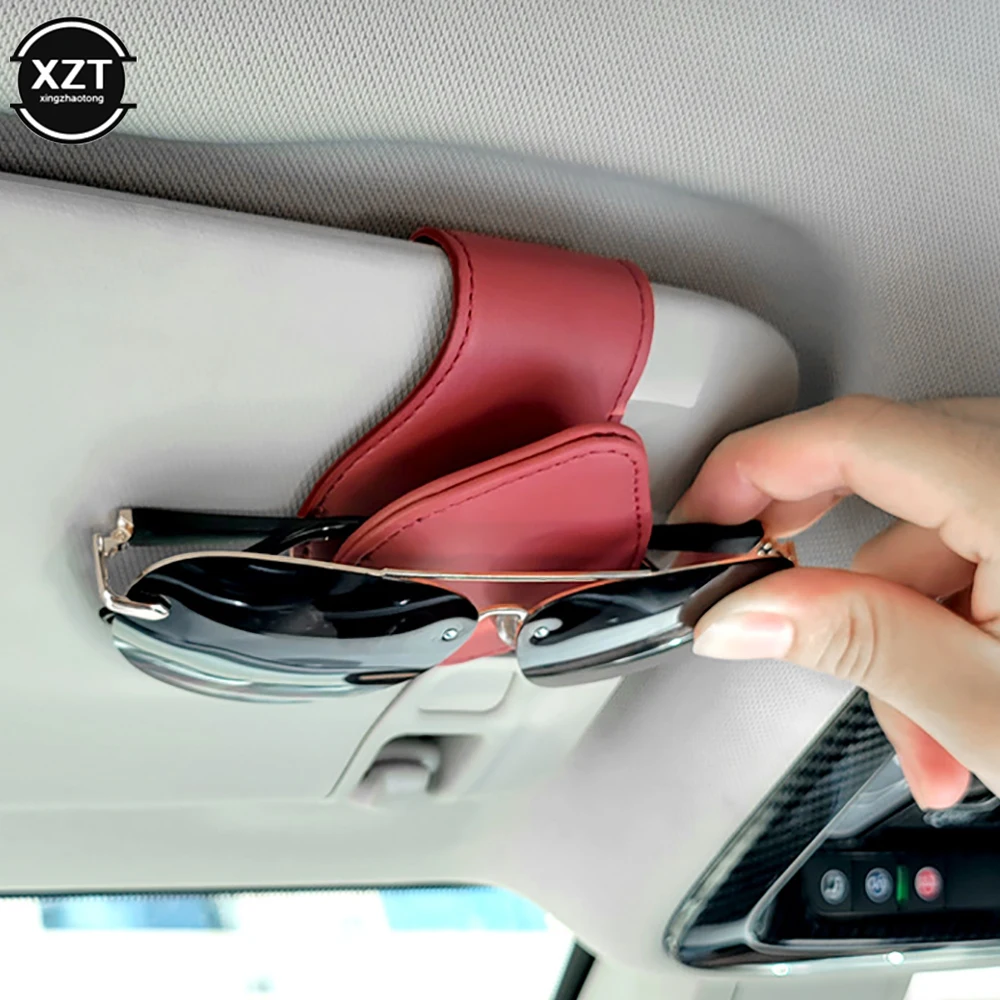 Car Sun Visor Glasses Holder,Automobiles Parts Frame Auto Fastener Clip Glasses Ticket Document Holder Accessories