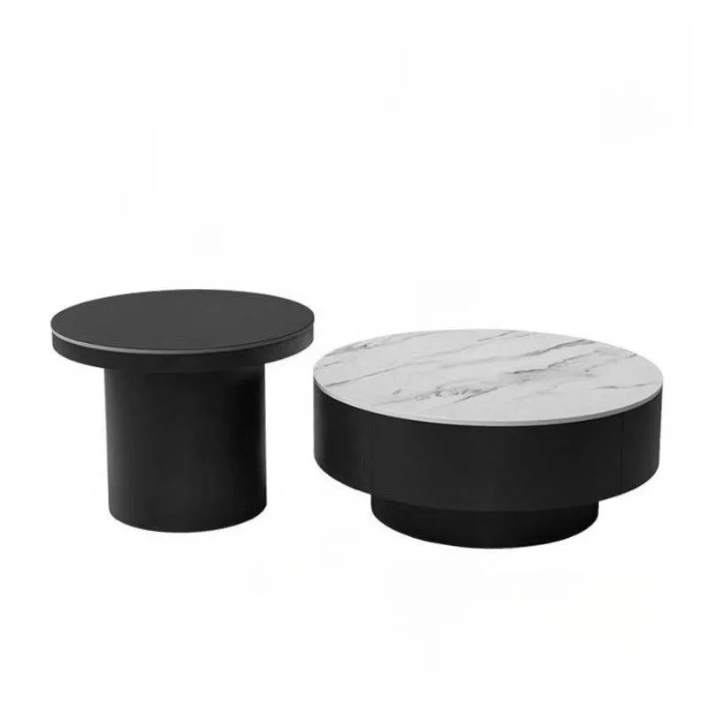 Marble Assecorises Coffee Tables European Pieces Basses Apartments Coffee Tables Shaped Glass Muebles Para Hogar Furniture Home