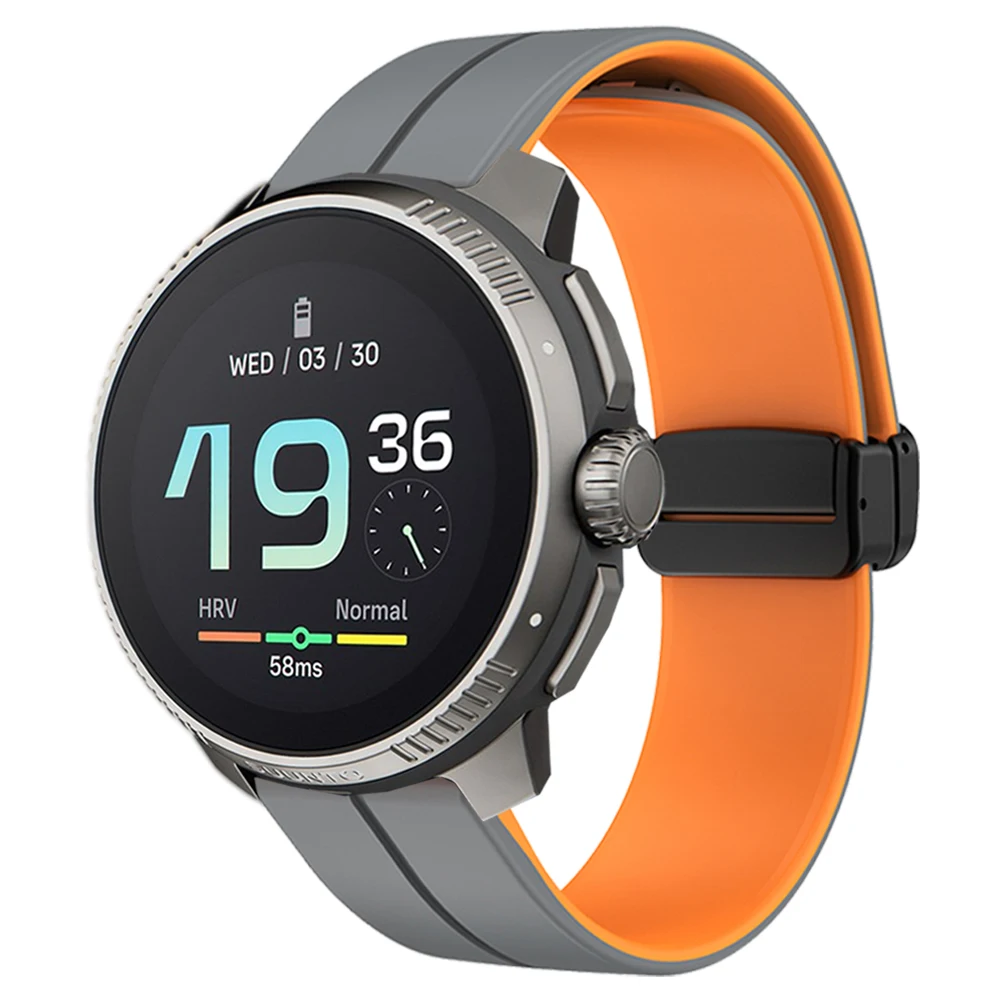 Magnetische Schnalle Armband Ersatz Band Für Suunto RACE/Vertikale Silikon Armband Für Suunto 5/9