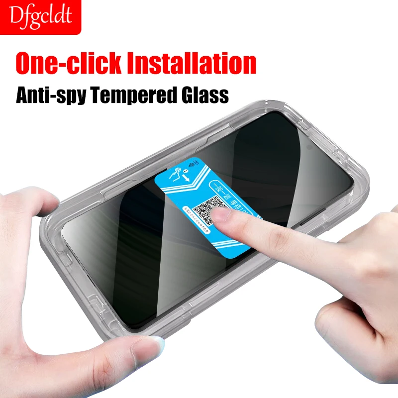 

One-click Installation Anti Spy Glass For Huawei Mate 60 50 50E Pura 70 Screen Protector For Huawei Nova 12i 11i 11 10 9 SE Film