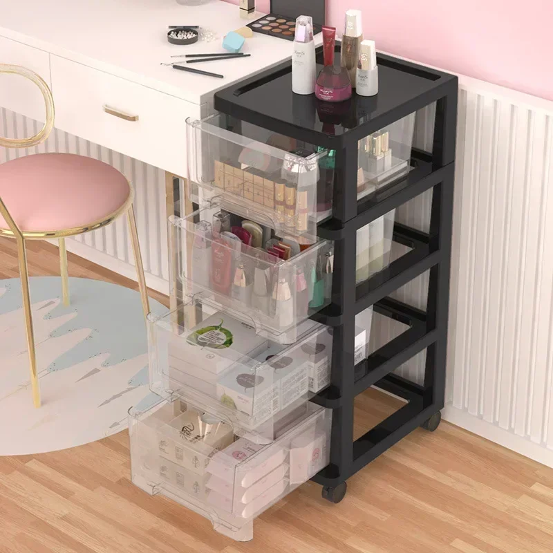 

Прочный пластиковый многоярусный шкаф-органайзер для хранения закусок и игрушек