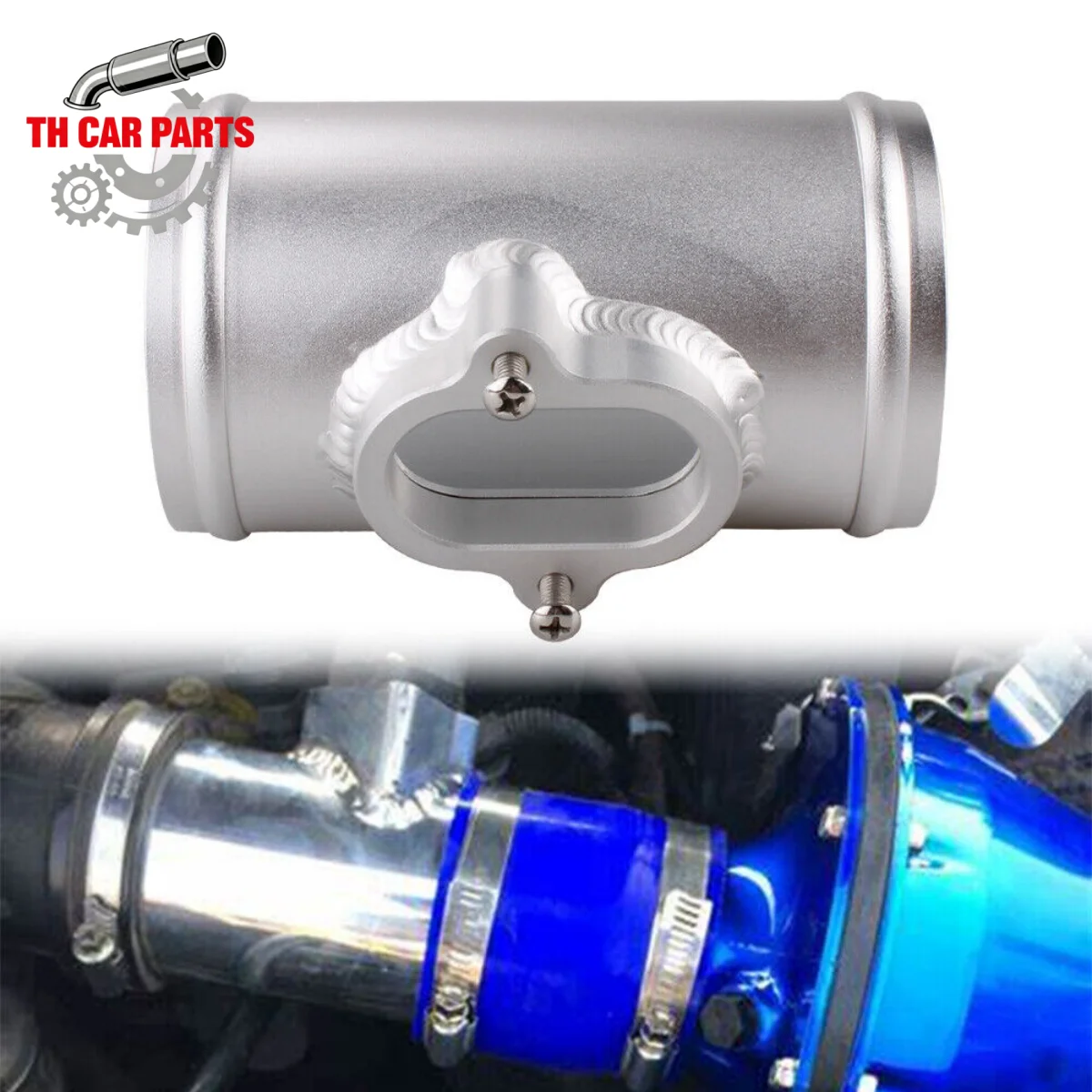 Mass Air Flow Sensor Mount Adapter for Chevy Cruze Buick Air Flow Meter Flange Base