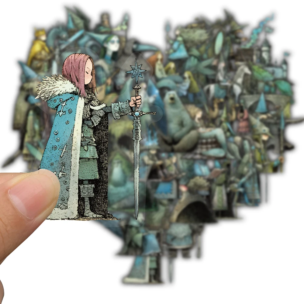 50PCS Fairy Tale Magic World Sticker Nostalgia Laptop Cartoon Coffee Phone Graffiti Luggage Stationery Home Graffiti Stickers