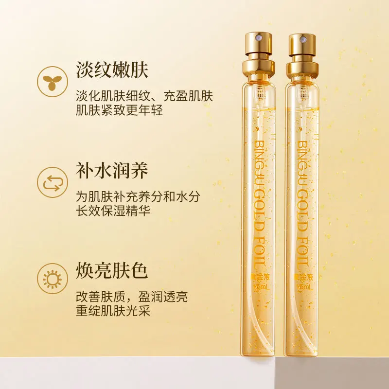 Soluble Face Gold Protein Threads Facial Essence Protein lines Gold Silk Wire Face Serum To Increase Skin Elasticity