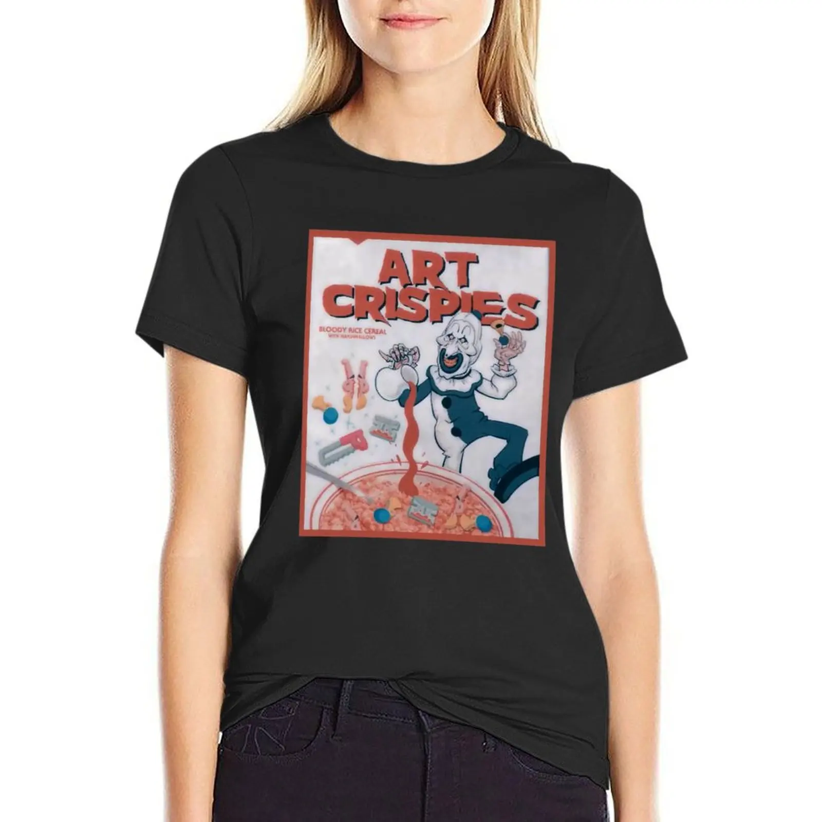 Art Crispies T-Shirt tees plain Women t-shirts