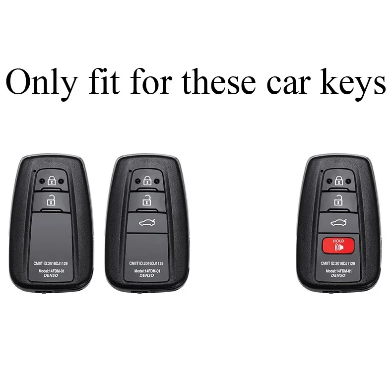 Car Remote Key Case Cover Shell Fob For Toyota CHR Camry Corolla RAV4 Highlander C-HR Prius Land Cruiser Prado 2 3 4 Button