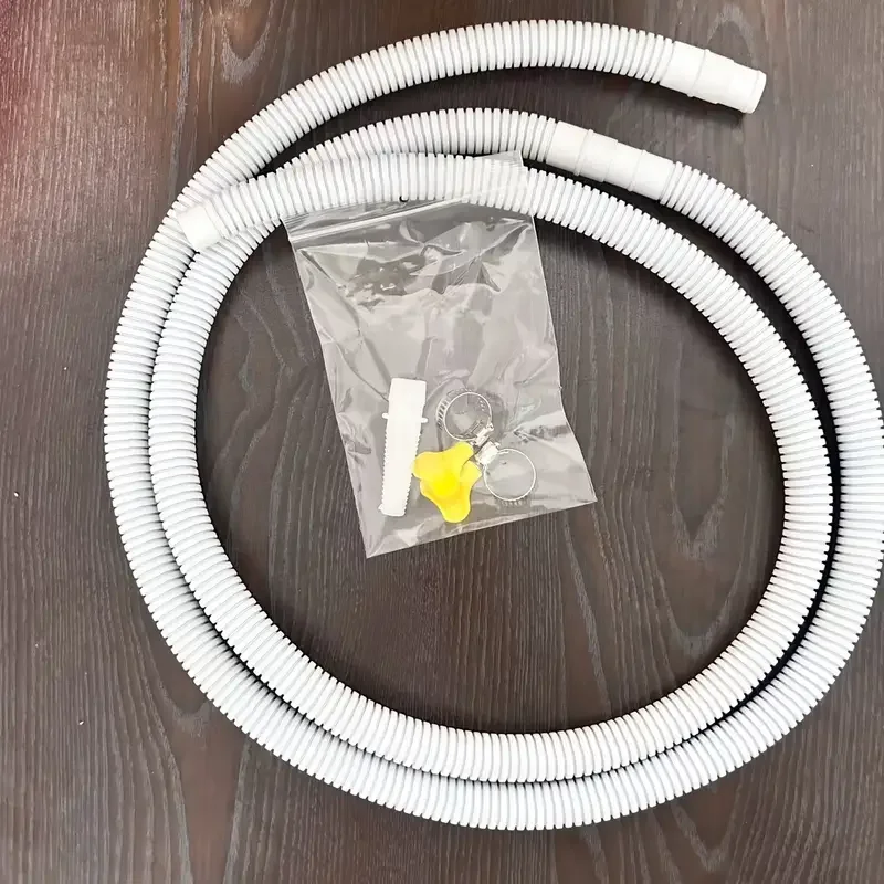 2M Washing Machine Draining Hose Plastic Tube Pipe Extension Drainpipe for Air Conditioner Kitchen Faucet Accessories
