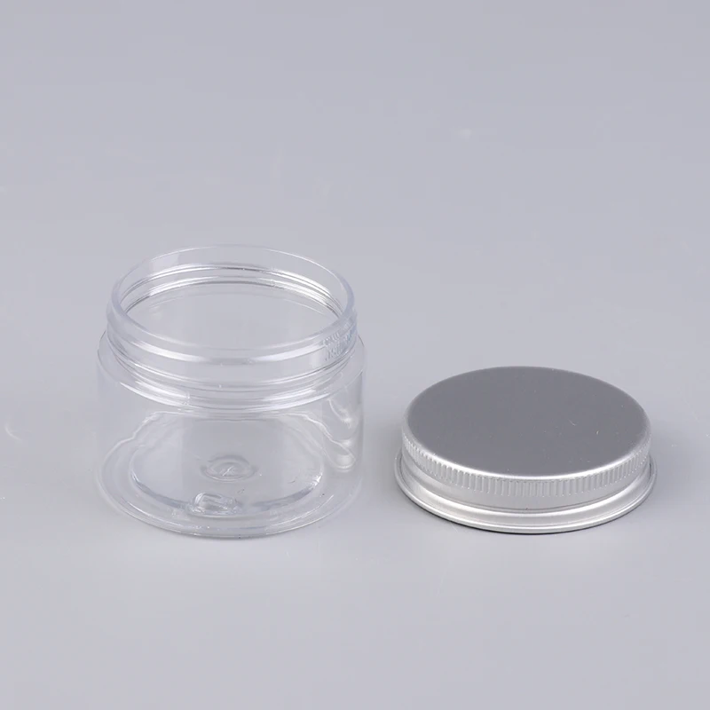 Tarro de plástico vacío para maquillaje, recipiente transparente Para muestra, loción Sub-embotellado, sombra de ojos, crema, bálsamo labial