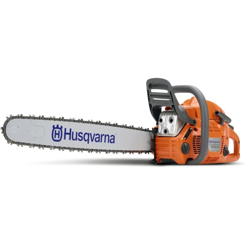 

460 Rancher Gas Powered Chainsaw, 60.3-cc 3.6-HP, 2-Cycle X-Torq Engine, 24 Inch Chainsaw with Automatic Adjustable Oil Pump,