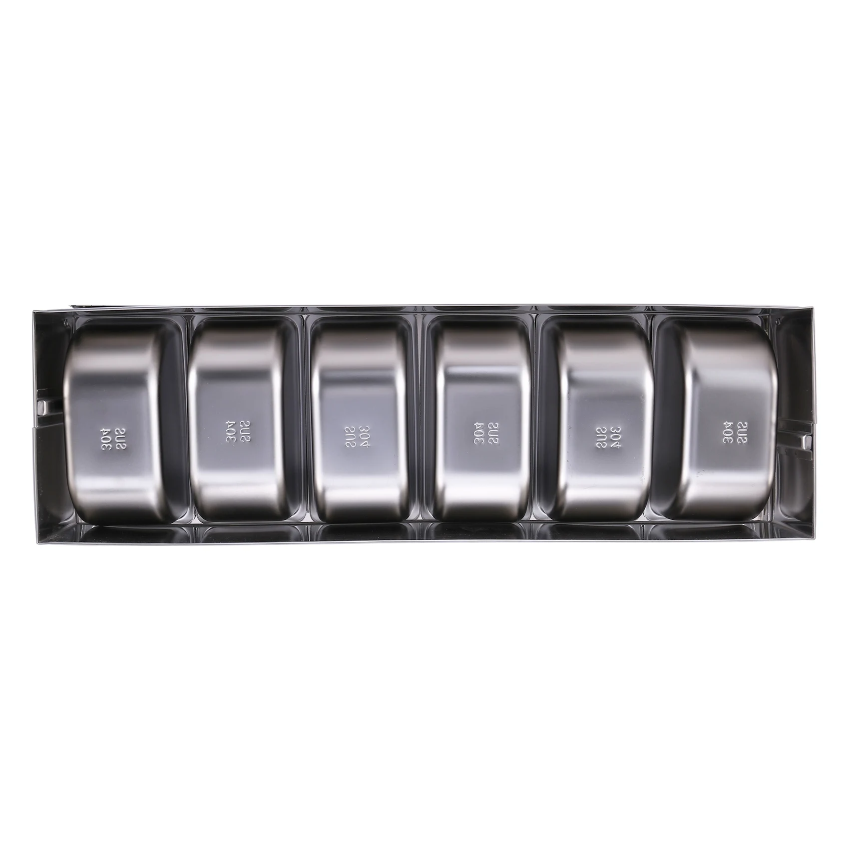 

A36T-Stainless Steel Seasoning Box Restaurant Chef Seasoning Box With Lid Storage Box Household Seasoning Tank