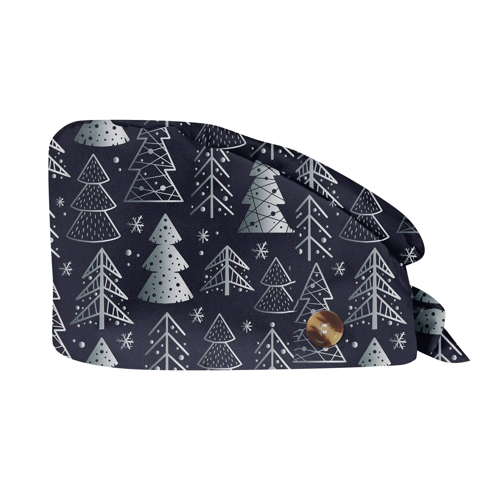 Christmas Scrubs Caps Pet Shop Hats Beauty Cleaning Cap Wholesale Prices Cotton Pet Grooming Nursing Scrubs Work Cap