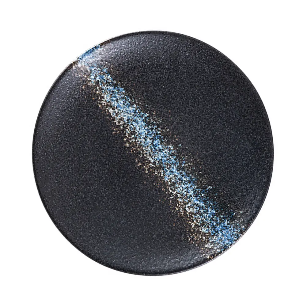 

Тарелка для суши, 1 шт., высококачественная керамическая круглая тарелка для ужина, домашнего использования, подачи десертов, салатов, пасты, стейков