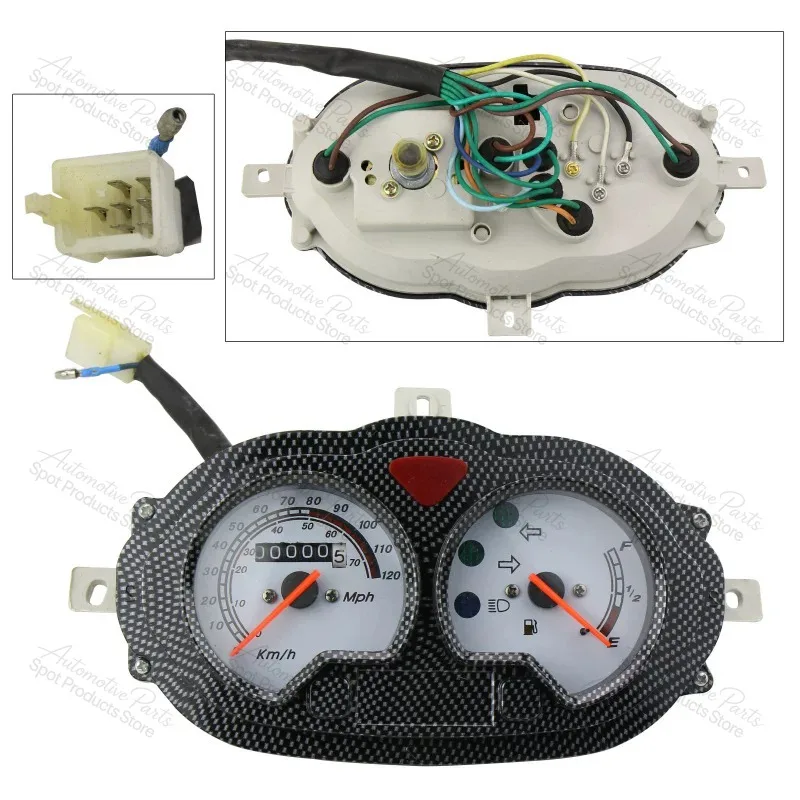 B08 Scooter Speedometer Assembly Odometer Tachometer Fuel Gauge Suitable for GY6 150cc Motorcycle